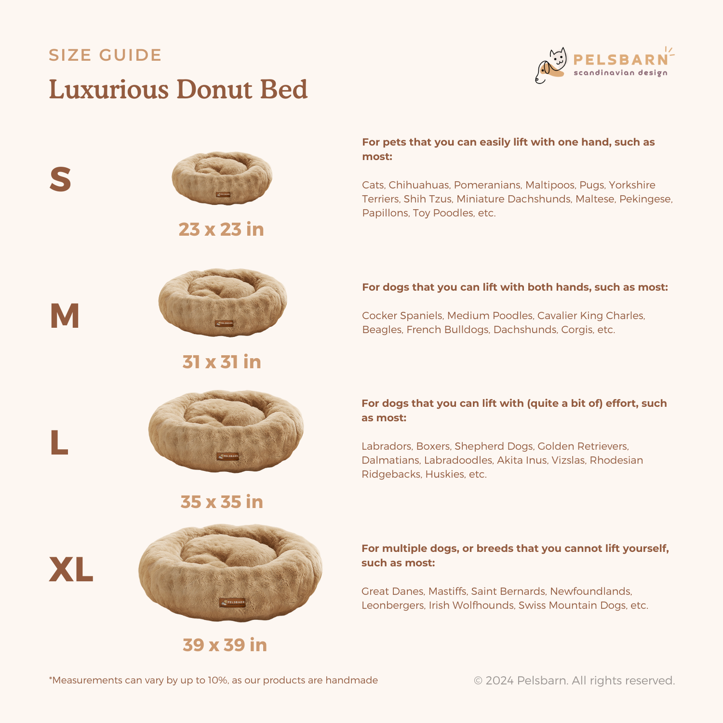 Luxurious Donut Bed 1+1