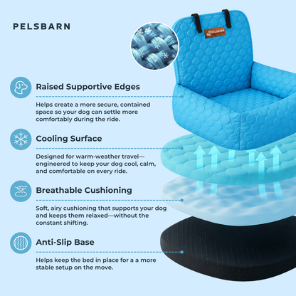 Pelsbarn Cooling Car Bed
