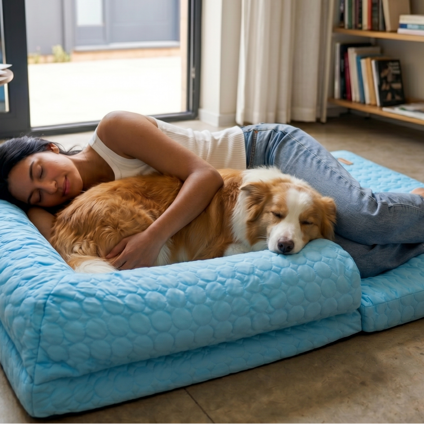 Human Size Cooling Dog Bed