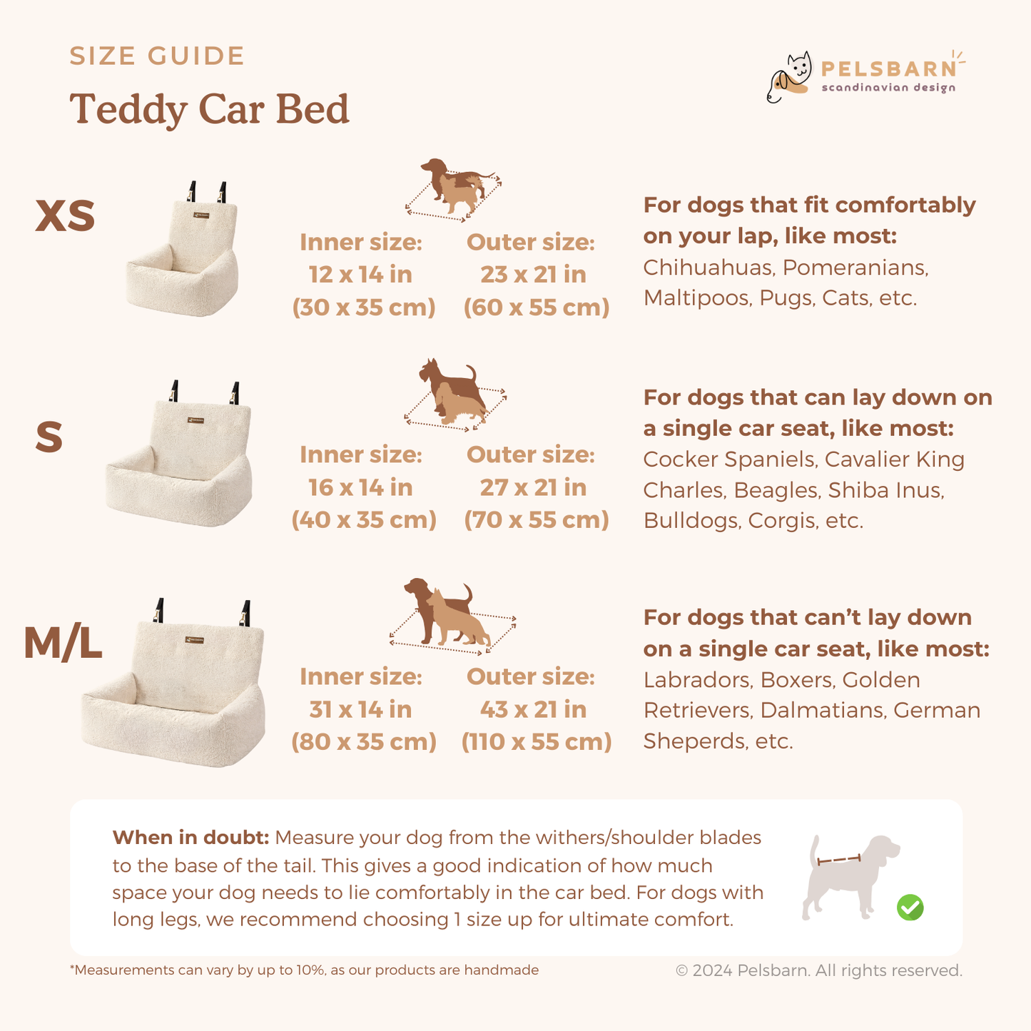 Pelsbarn Teddy Car Bed