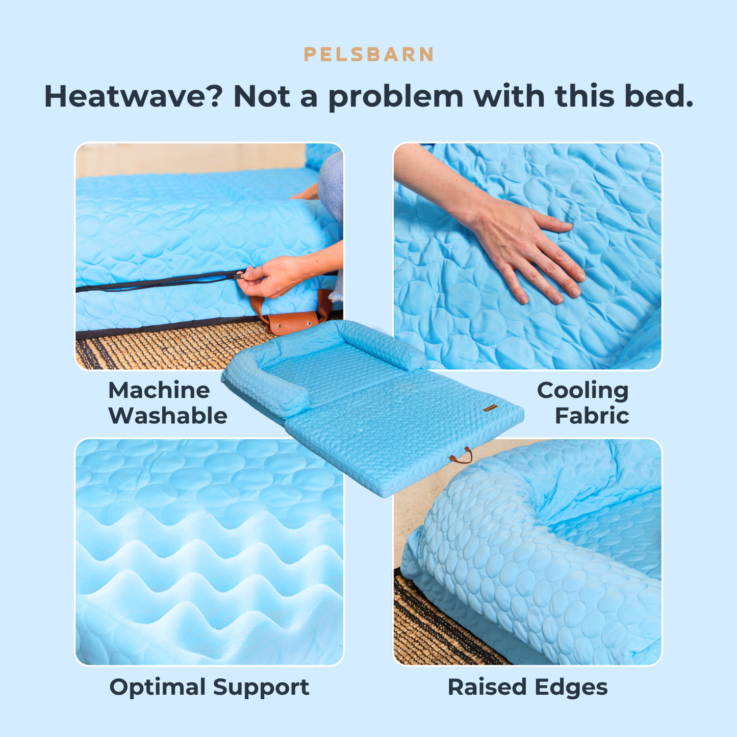 Human Size Cooling Dog Bed