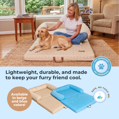 Human Size Cooling Dog Bed