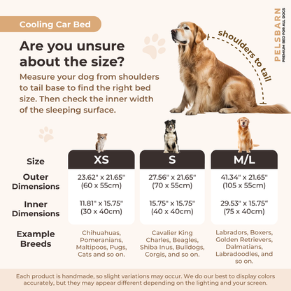 Pelsbarn Cooling Car Bed