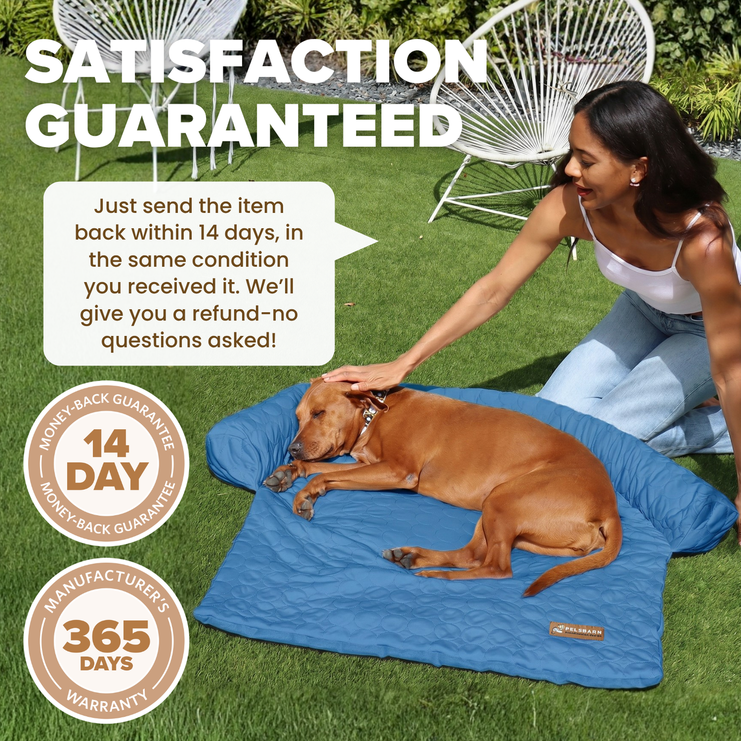 Pelsbarn Cooling Bed (4x more effective) ( 1+1 )
