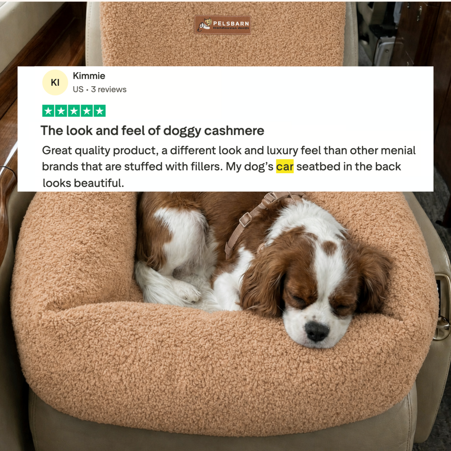 Pelsbarn Teddy Car Bed