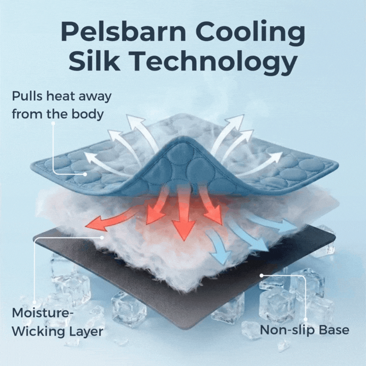 Pelsbarn Cooling Bed (4x more effective) ( 1+1 )